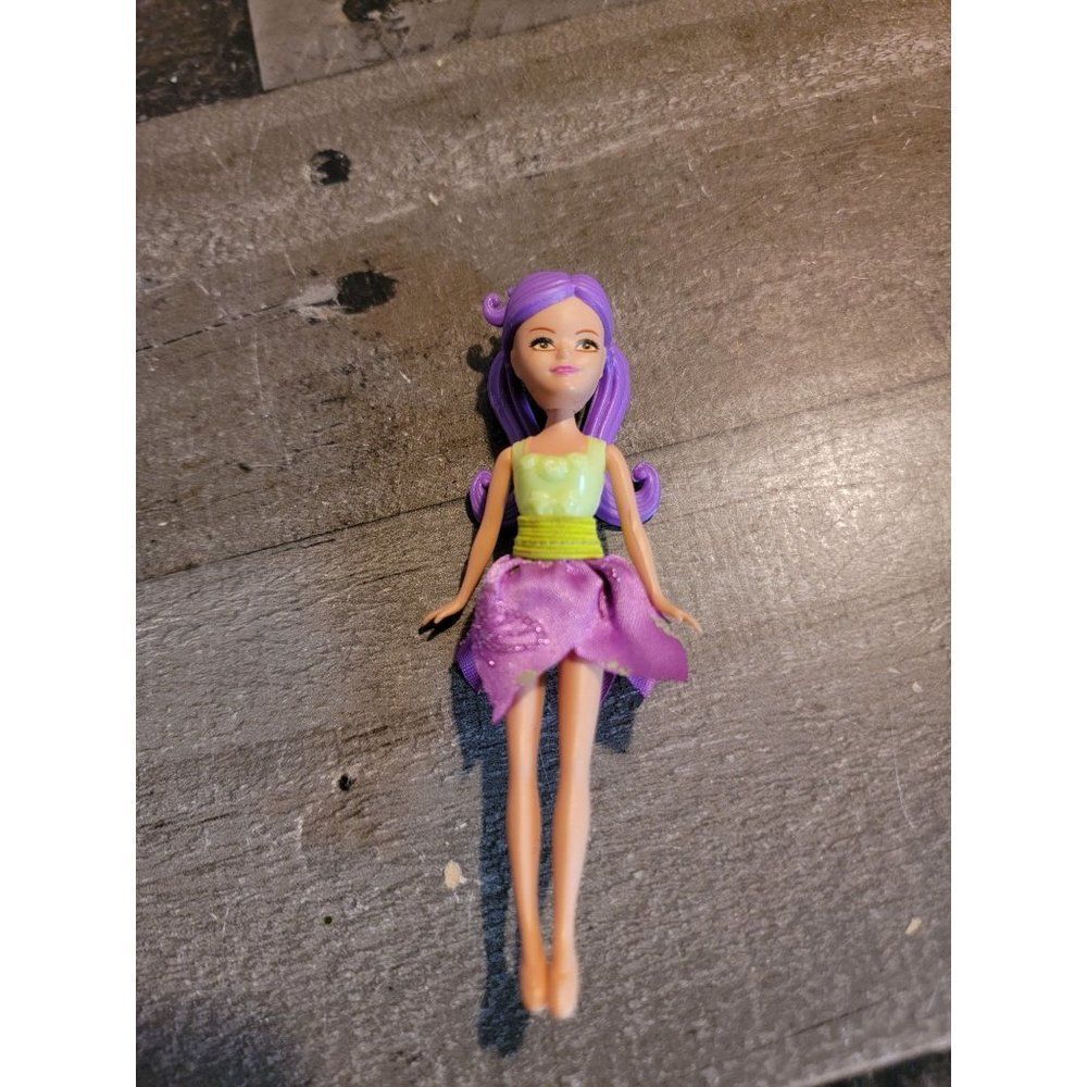 Purple fairy girl doll toy figure